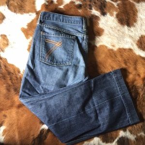 7 for all Mankind Dojo Crop Jeans